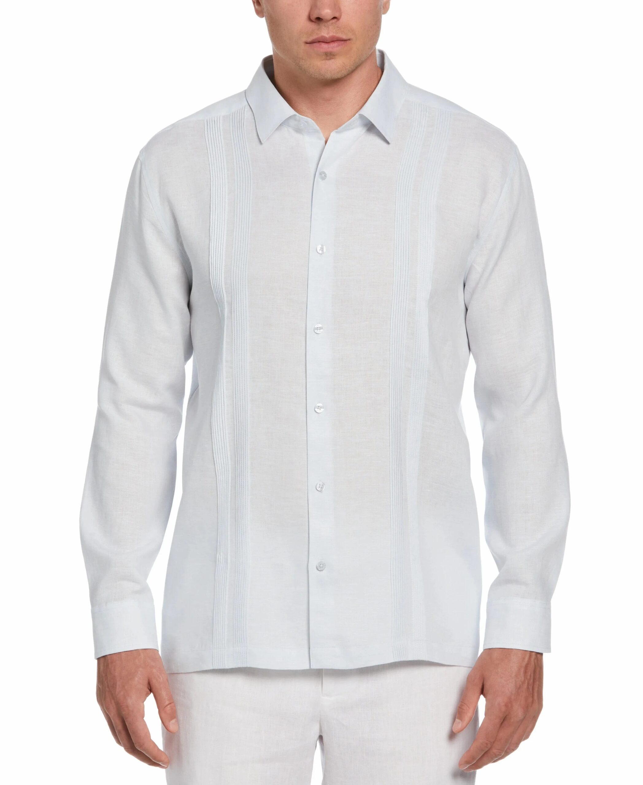 Custom Logo 100 Linen Guayabera Shirt for