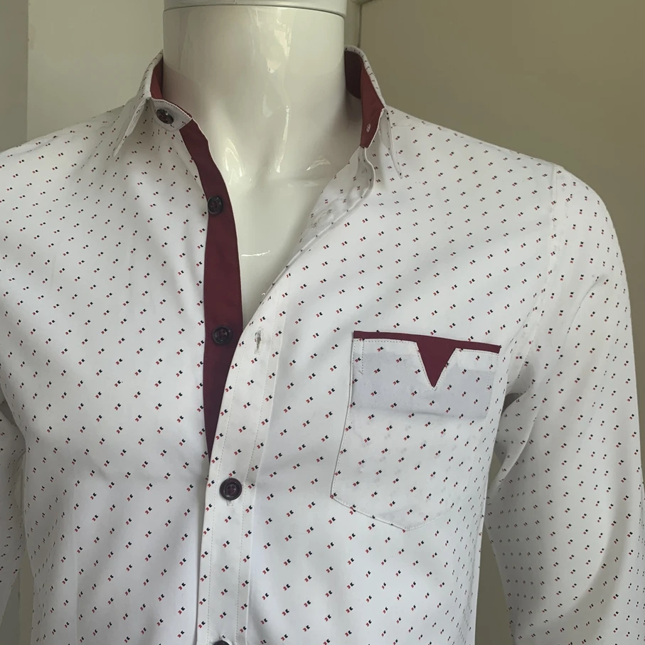 New Arrival Latest Shirt Designs for Men Slim Fit Shirt Men Printed Shirt