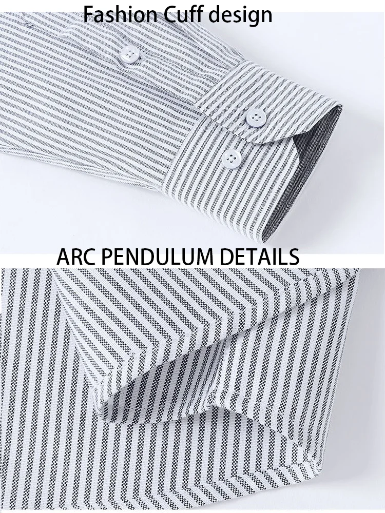 New Wholesale Plaid Polyester Cotton Men's Shirts Long Sleeve Shirts for Men