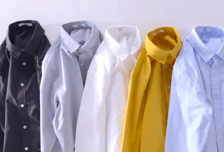 Button Down Collar Cotton Oxford Shirt Long Sleeve the Modern Oxford Shirt