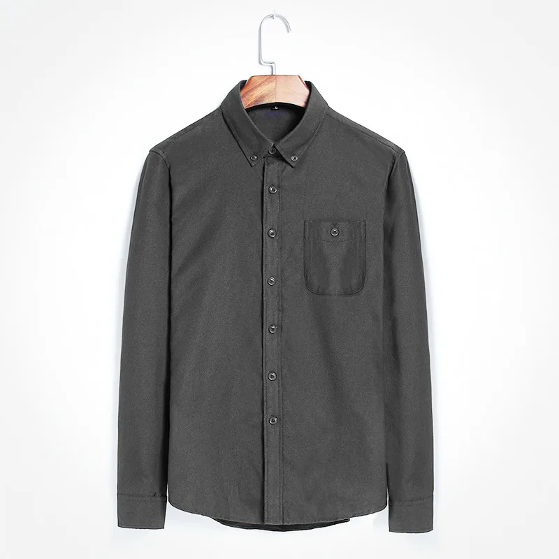 Custom China Factory Wholesale Men's Oxford Fashion Long Shirt