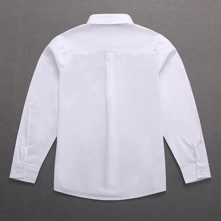 School Girls Children Shirts  Dress Shirt Girls White Ruffle Blouse