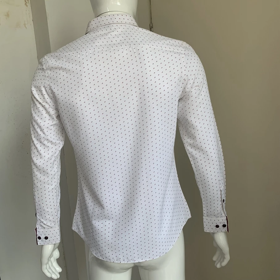 New Arrival Latest Shirt Designs for Men Slim Fit Shirt Men Printed Shirt