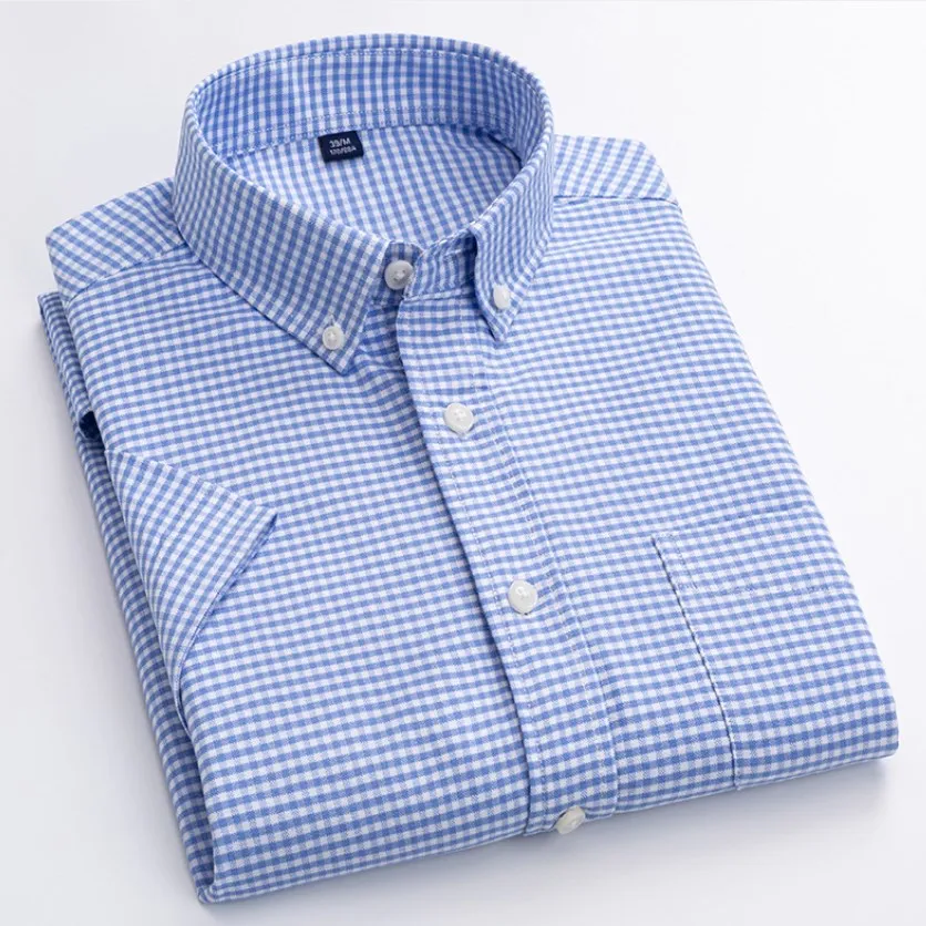 Zhejiang Office Cotton Fashion Men Short Sleeve Shirt 2023