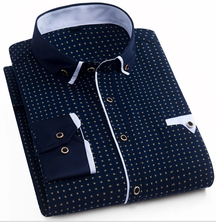 Wholesale Shirt  Mens Printed Fashion Design Shirts