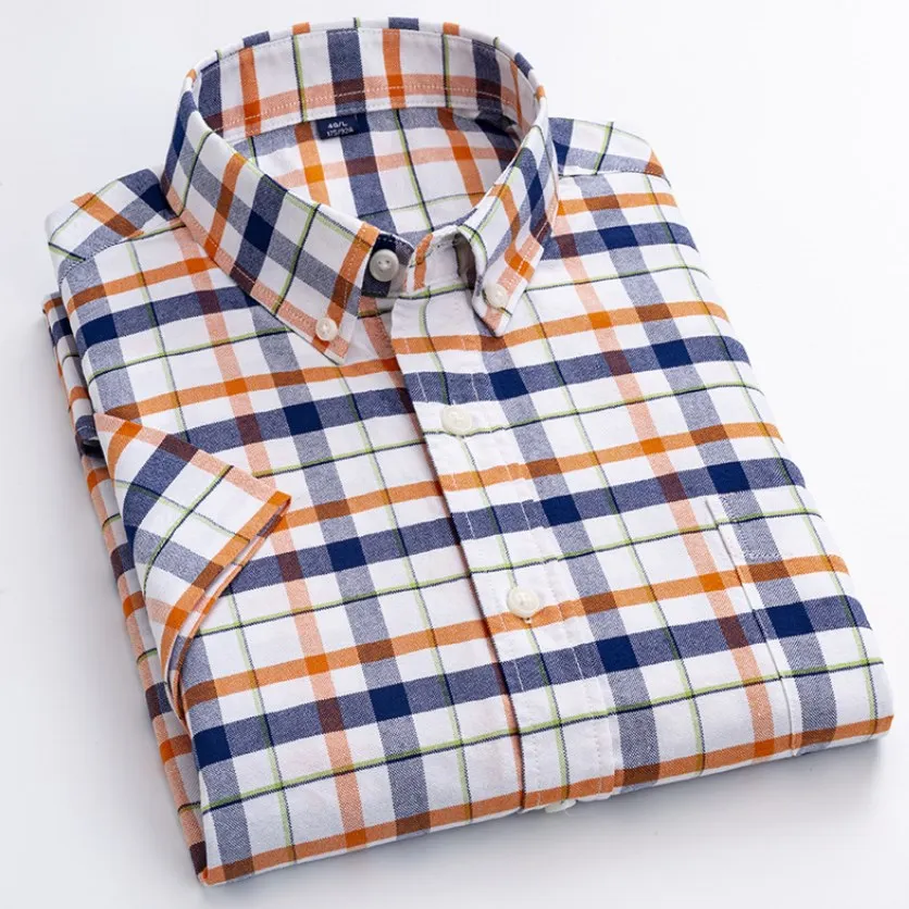 Zhejiang Office Cotton Fashion Shirt Men Shirts Short Sleeve