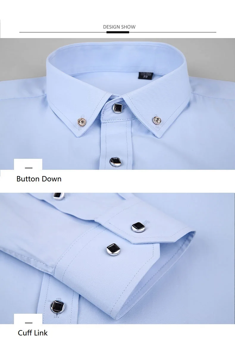 Wholesale High Quality Cotton Men's Shirts Long Sleeve Shirts for Men