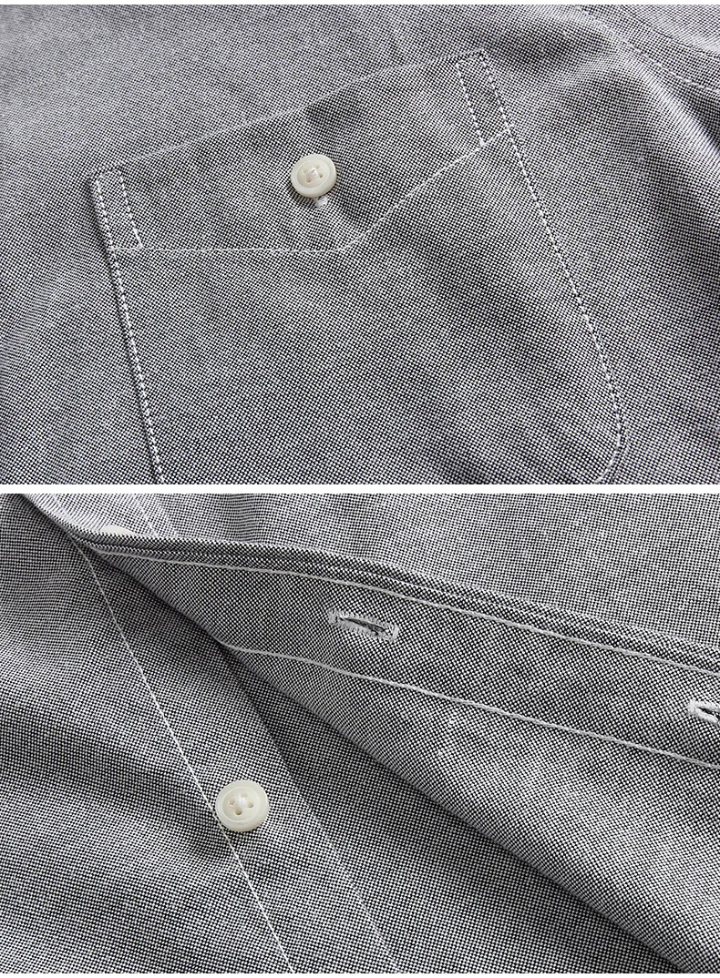 Custom China Factory Wholesale Men's Oxford Fashion Long Shirt