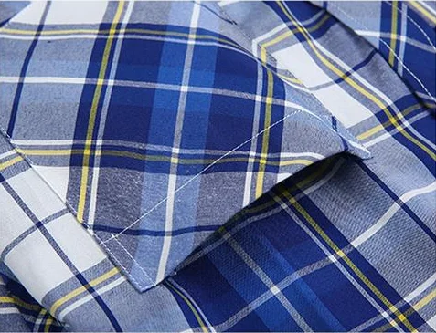Wholesale High Quality Short Sleeve Checks Casual Shirts for Men