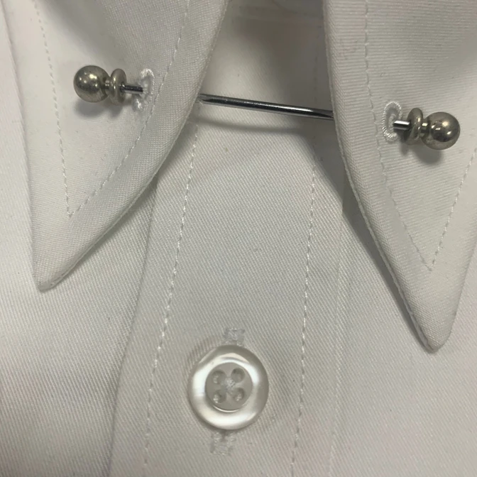 Mens Button Down Collar White French Cuff Dress Shirts 100% Cotton Anti-Wrinkle Breathable Poplin Spring