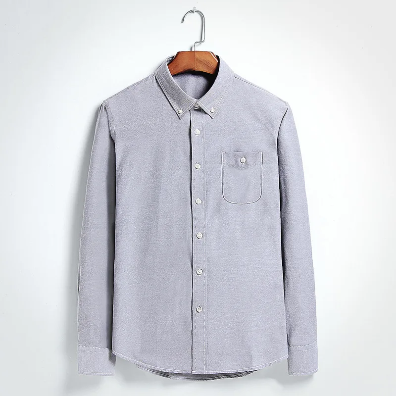 Custom China Factory Wholesale Men's Oxford Fashion Long Shirt