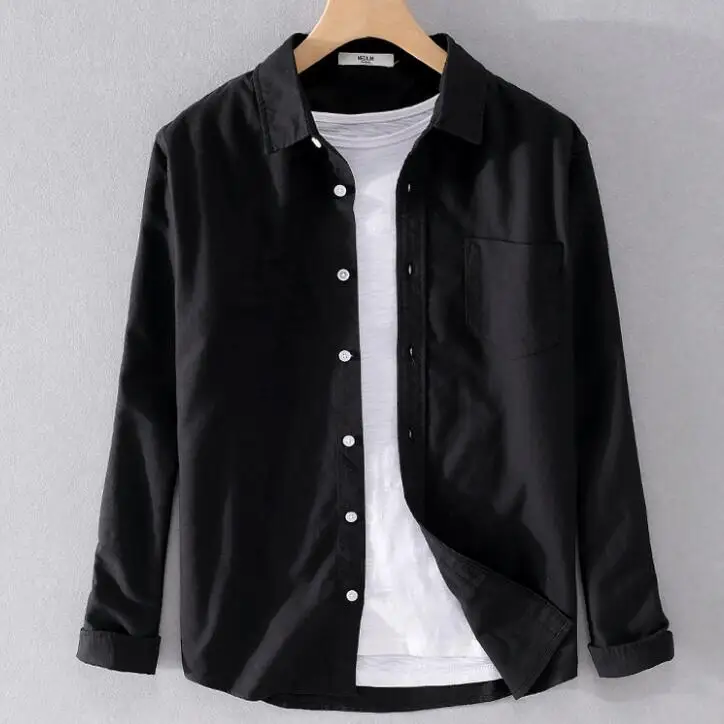 Button Down Collar Cotton Oxford Shirt Long Sleeve the Modern Oxford Shirt