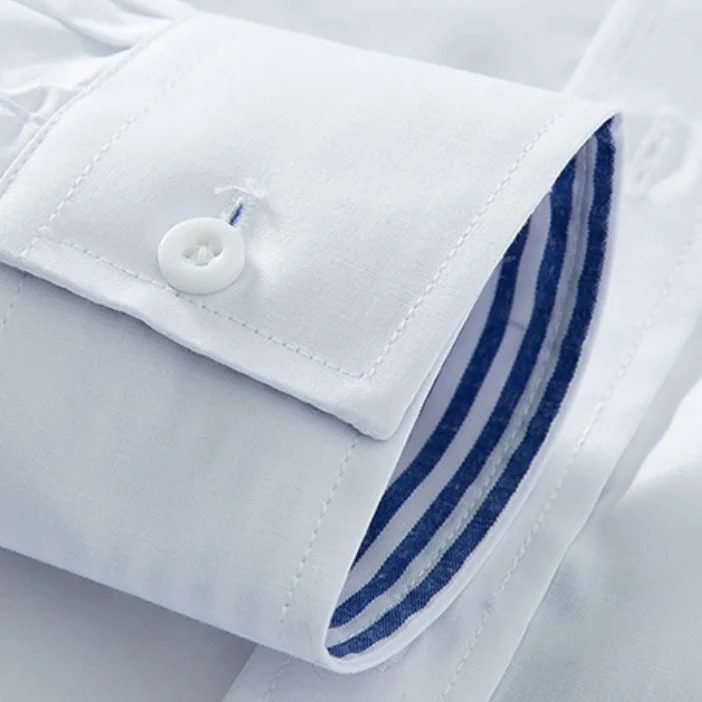 Chinese Manufacturer Custom Fashion Slim Fit Turn Down Collar Long Sleeve Casual Dress Shirt for Men