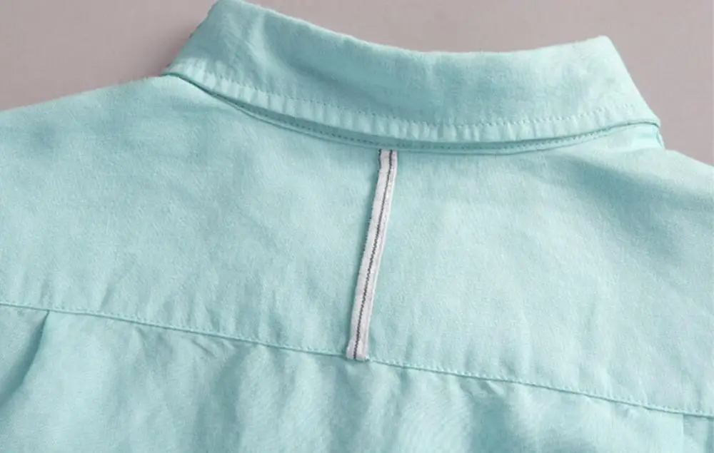 Summer Half Sleeve With Loops Linen Shirt Two Flap Pockets Slim Fit Casual Linen Cotton Shirt for Men