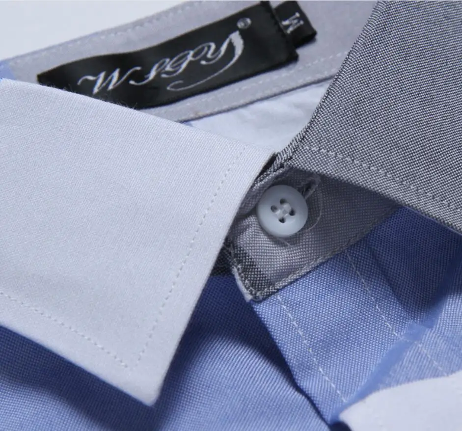 High Quality Custom TC Turn Down Collar Long Sleeve Print Shirt for Men