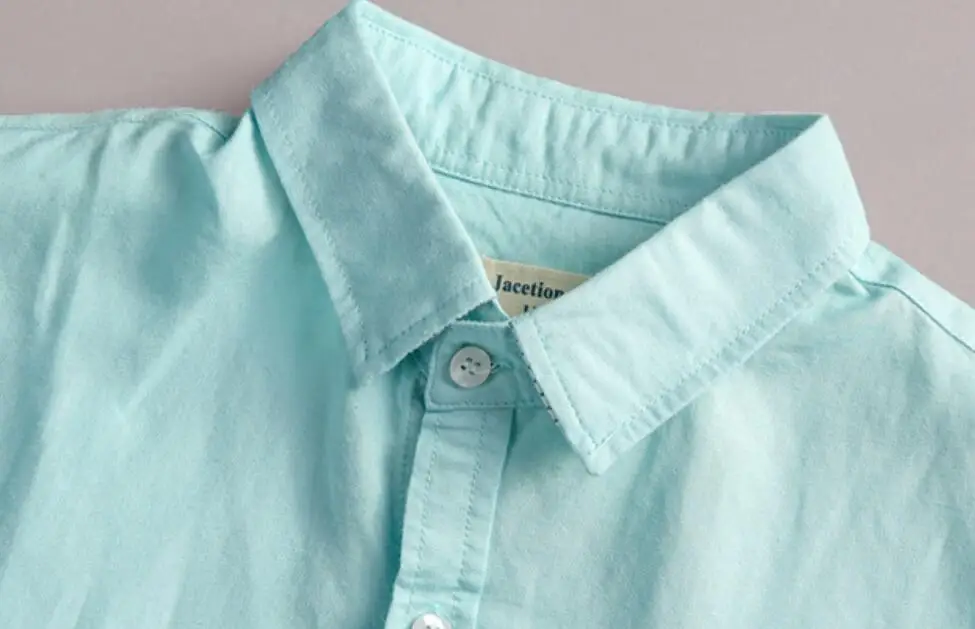 Summer Half Sleeve With Loops Linen Shirt Two Flap Pockets Slim Fit Casual Linen Cotton Shirt for Men