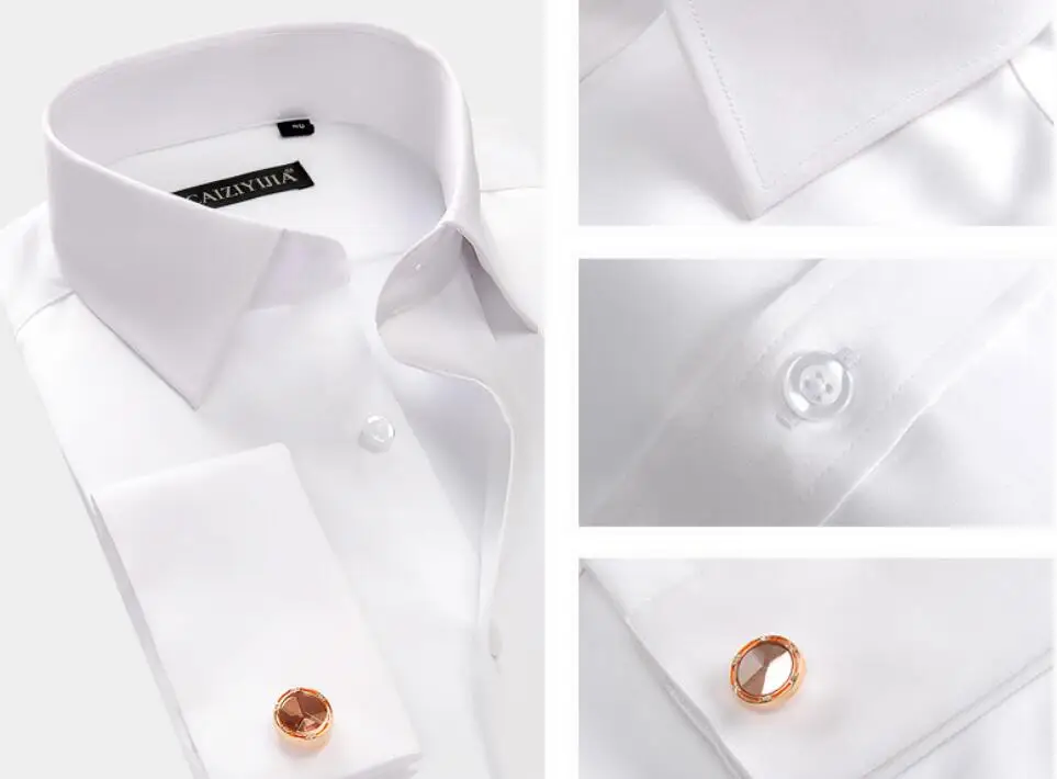 Customized Professional Wholesale Cotton Solid Men's Dress Shirts