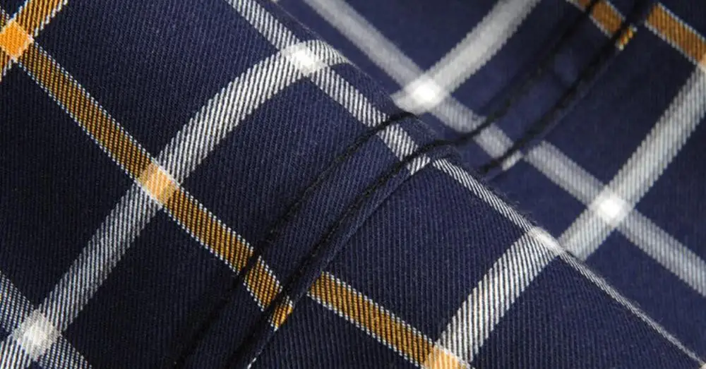 Men's Factory Custom Pure Cotton Plaid Long Sleeve Casual Shirts