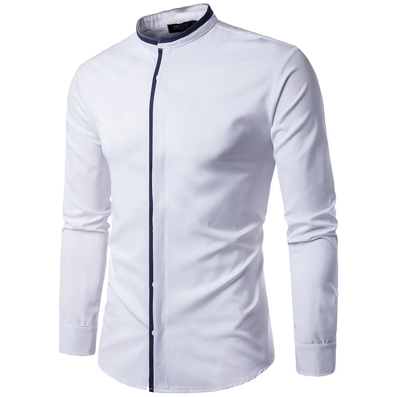 Slim Fit Shirt Men China Shirt Stock Wholesale Italian Design Man Shirts