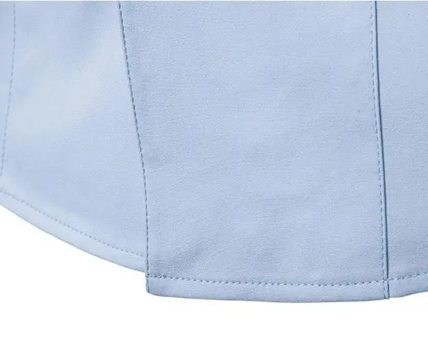 High Grade Classic Design Solid Slim Fit Long Sleeve Dress Shirt for Men