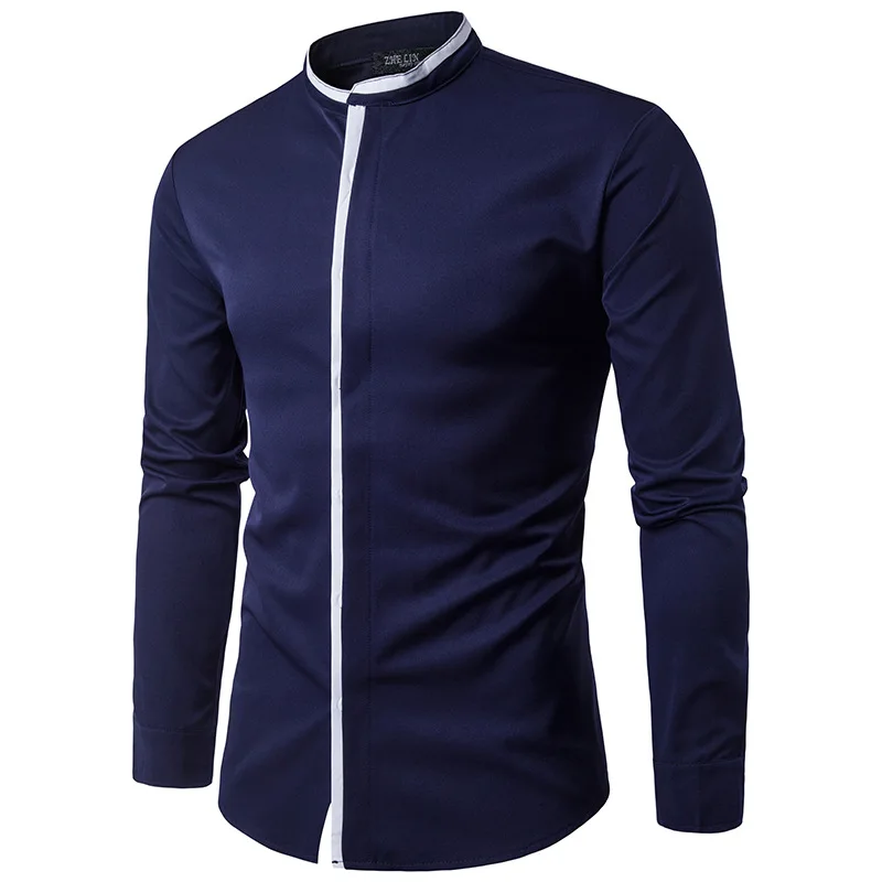 Slim Fit Shirt Men China Shirt Stock Wholesale Italian Design Man Shirts