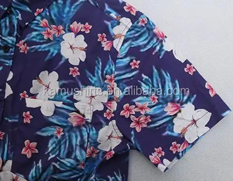 Hawaiian Shirts Mens Flower Print Beach Party Holiday Summer Short Sleeve Shirts