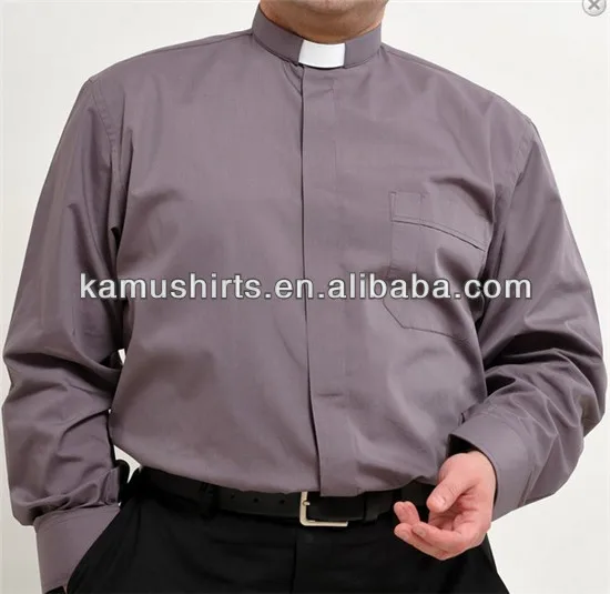 Men's Clerical Shirt, Clergy Shirts, Man Tab Collar Church Shirts