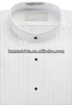 White Pleated Tuxedo Shirts Man Shirts Wedding Dress Shirts