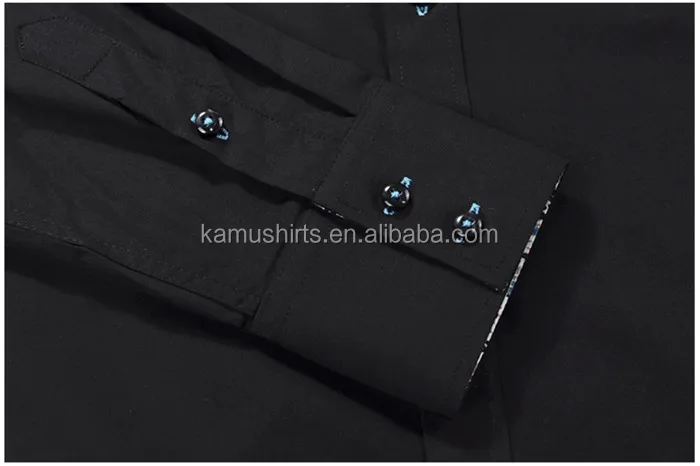 Double Collar Man Shirt Dress Shirt for Men Latest Shirt Designs for Men