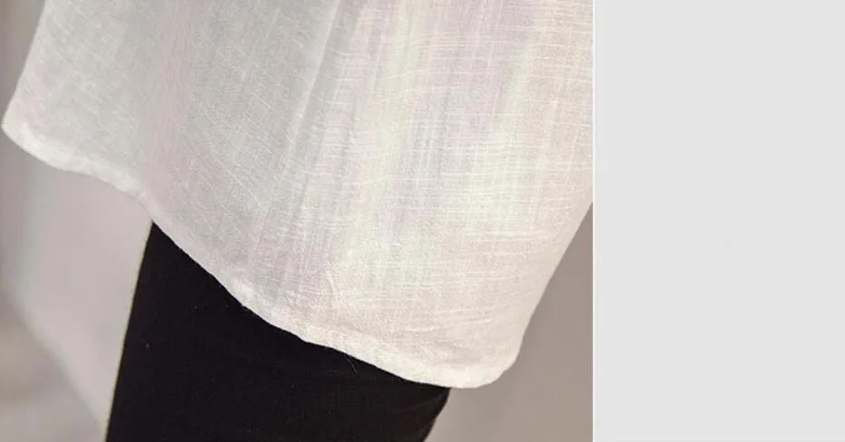 High Quality Office Lady White Color One Pocket Long Sleeve Dress Shirt for Women