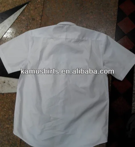 Man air Line Pilot Uniform Shirt White Pilot Shirt Short Sleeve Pilot Shirts