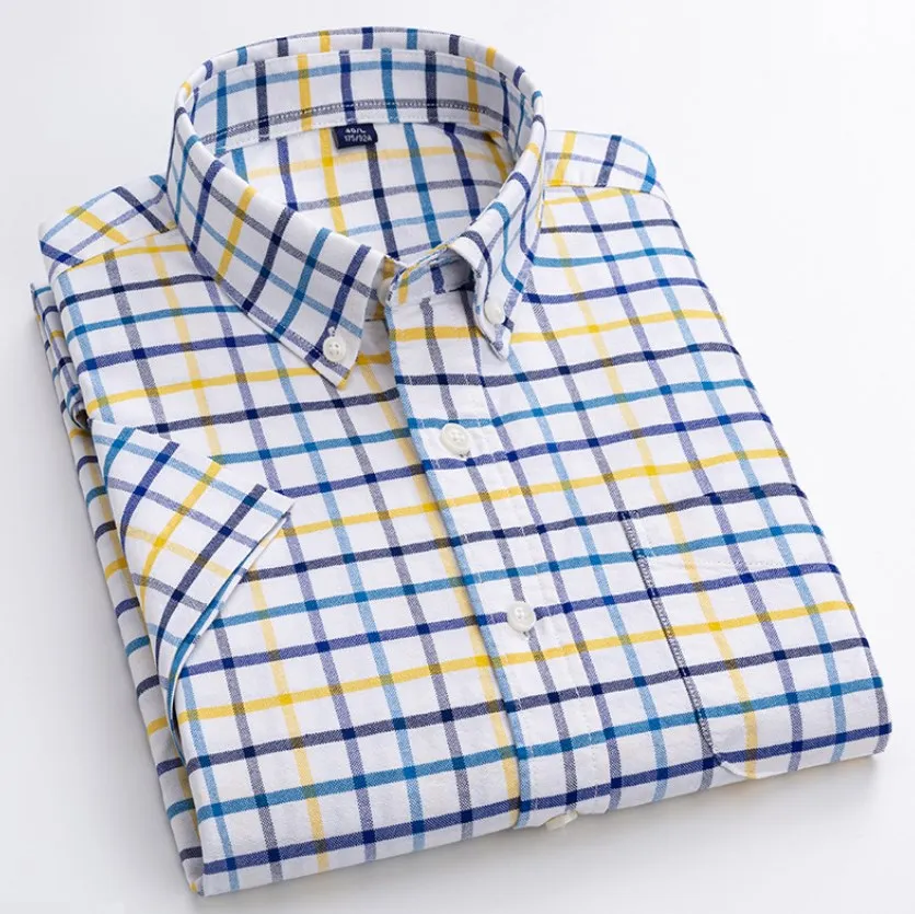 Zhejiang Office Cotton Fashion Shirt Men Shirts Short Sleeve