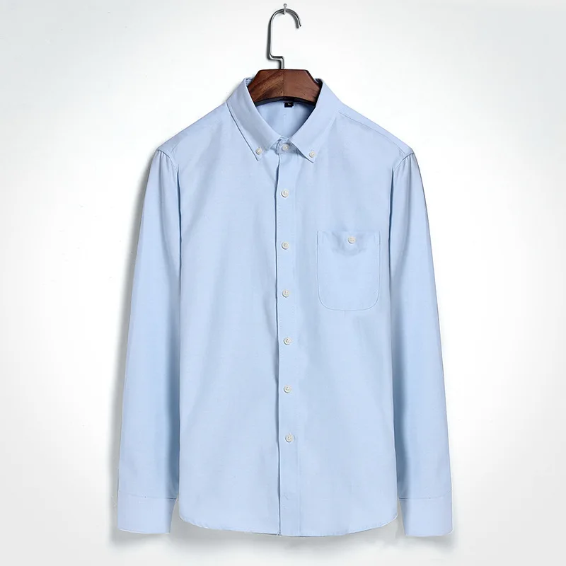 Custom China Factory Wholesale Men's Oxford Fashion Long Shirt