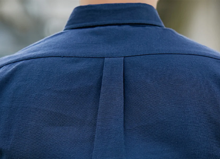 New Style CVC Button Down Collar Regular Fit Shirt Long Sleeve Casual Oxford Shirt for Men
