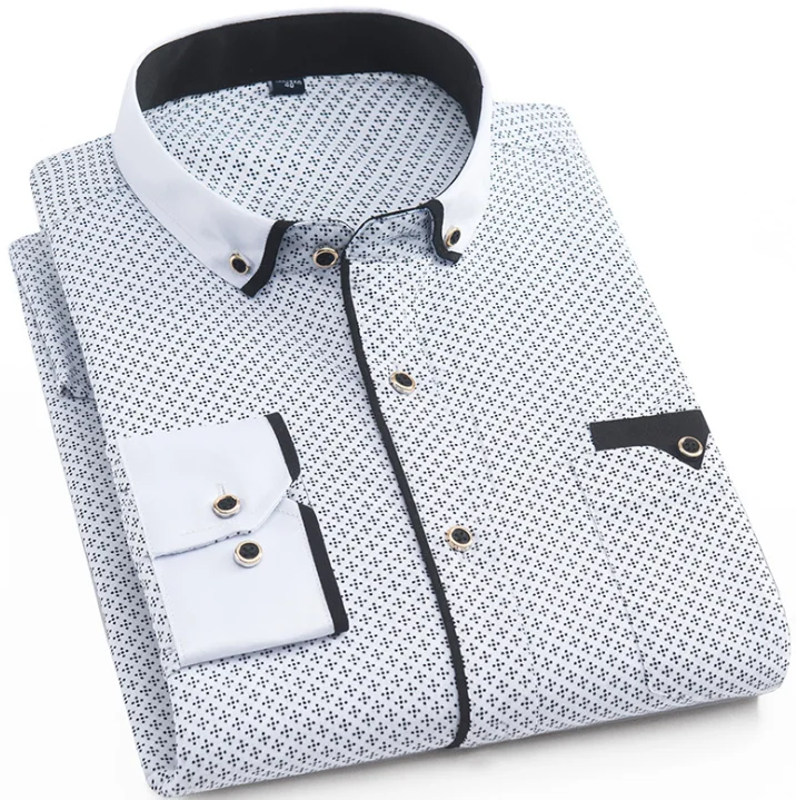 Wholesale Shirt  Mens Printed Fashion Design Shirts