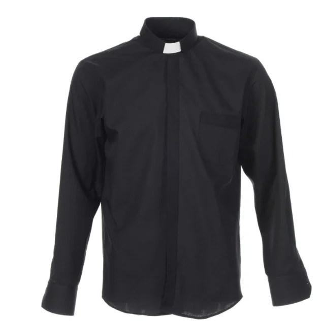 Men's Clerical Shirt, Clergy Shirts, Man Tab Collar Church Shirts