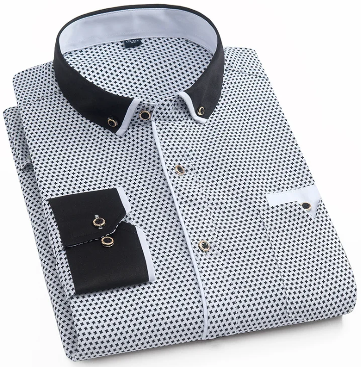 Wholesale Shirt  Mens Printed Fashion Design Shirts