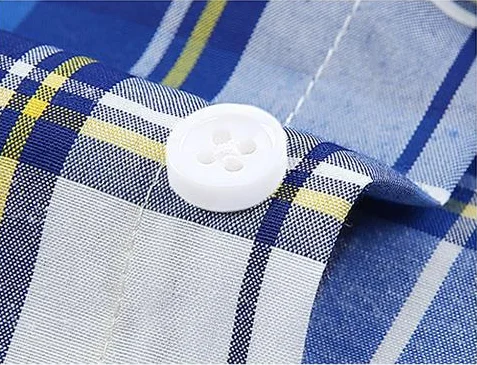 Wholesale High Quality Short Sleeve Checks Casual Shirts for Men