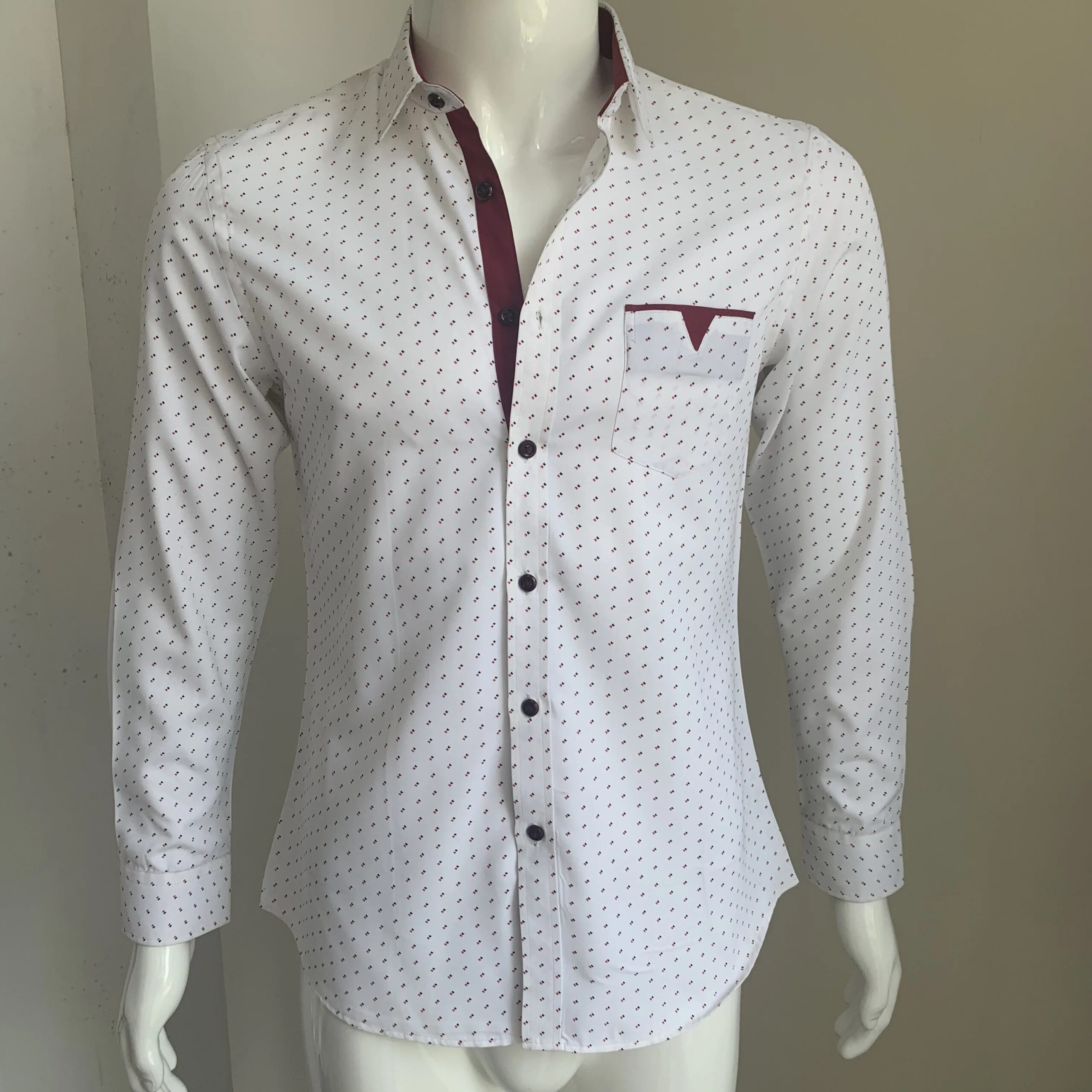 New Arrival Latest Shirt Designs for Men Slim Fit Shirt Men Printed Shirt